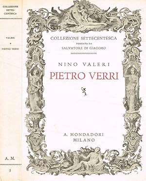 Imagen del vendedor de Pietro Verri a la venta por Biblioteca di Babele