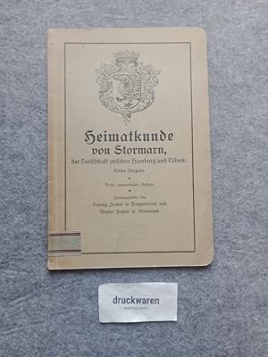 Bild des Verkufers fr Heimatkunde von Stormarn, der Landschaft zwischen Hamburg und Lbeck. zum Verkauf von Druckwaren Antiquariat
