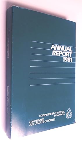 Rapport annuel 1981 - Annual Report 1981