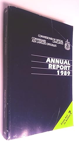Rapport annuel 1989 - Annual Report 1989