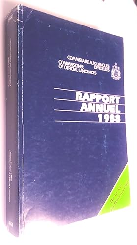 Rapport annuel 1988 - Annual Report 1988