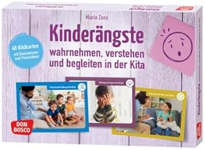 Bild des Verkufers fr Kinderängste wahrnehmen, verstehen und begleiten in der Kita, m. 1 Beilage : 48 Bildkarten mit Basiswissen und Praxisideen. Gemeinsam die Resilienz stärken, Mut machen und den Umgang mit Angst verbessern zum Verkauf von AHA-BUCH GmbH