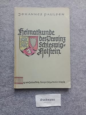 Imagen del vendedor de Heimatkunde der Provinz Schleswig-Holstein. Mit Zeichnungen von Wilhelm Stock. a la venta por Druckwaren Antiquariat