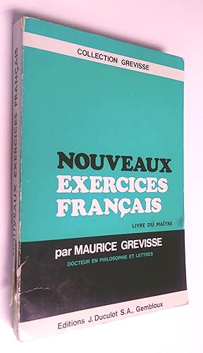 Nouveaux exercices de français - Livre du maître, deuxième édition