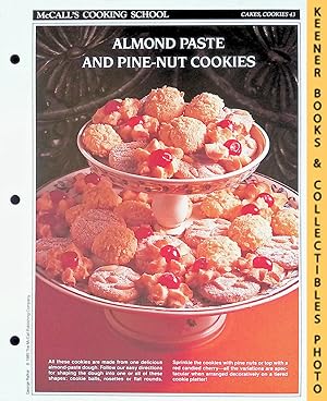 McCall's Cooking School Recipe Card: Cakes, Cookies 43 - Pine-Nut Cookies : Replacement McCall's ...