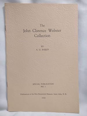 Bild des Verkufers fr The John Clarence Webster Collection (Special Publication No. 1) zum Verkauf von Dave Shoots, Bookseller
