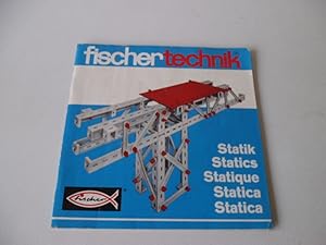 Fischertechnik Statik Katalog und Programm 74/75