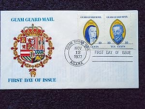 CACHET FIRST DAY COVER; GUAM GUARD MAIL FIRST DAY OF ISSUE; CANCELLED GUAM GUARD MAIL, AGANA, NOV...