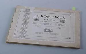 J. Groschkus, Hoftischlermeister seiner Majestät des Kaisers und Königs und ihrer Majestät der Ka...