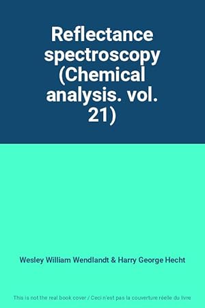 Seller image for Reflectance spectroscopy (Chemical analysis. vol. 21) for sale by Ammareal