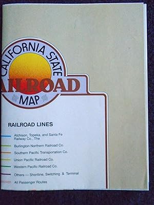 CALIFORNIA STATE RAILROAD MAP [1982]