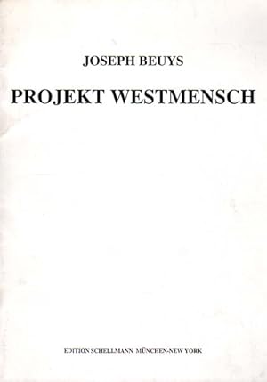 Bild des Verkufers fr Projekt Westmensch. zum Verkauf von Antiquariat Querido - Frank Hermann