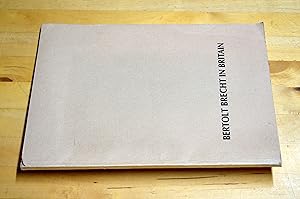 Bild des Verkufers fr Bertolt Brecht in Britain zum Verkauf von HALCYON BOOKS