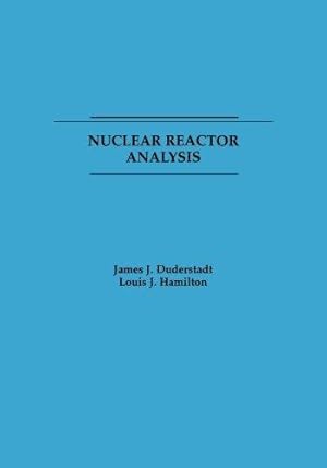 Immagine del venditore per Nuclear Reactor Analysis venduto da WeBuyBooks