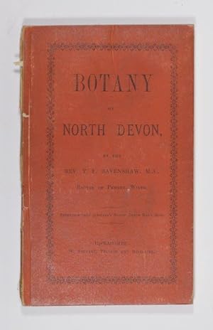 Image du vendeur pour Botany of North Devon. mis en vente par Forest Books, ABA-ILAB