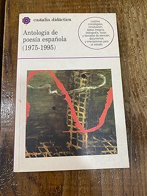 Bild des Verkufers fr Antologa de poesa espaola (1975-1995) . zum Verkauf von Trfico de Libros Lavapies