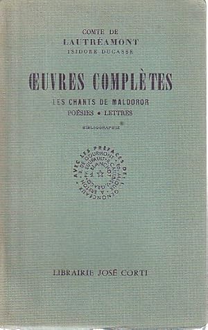 Image du vendeur pour Oeuvres compltes: Les Chants de Maldoror - Posies - Lettres, mis en vente par L'Odeur du Book