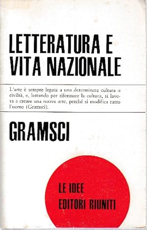 Image du vendeur pour Letteratura e vita nazionale, mis en vente par L'Odeur du Book