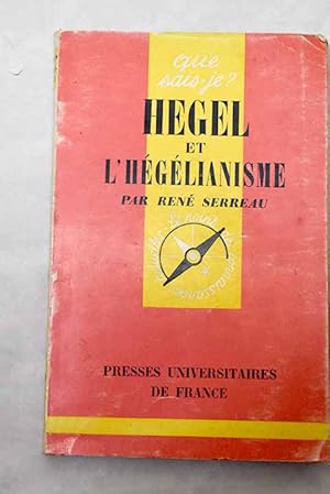 Imagen del vendedor de Hegel et L'hglianisme a la venta por Alcan Libros