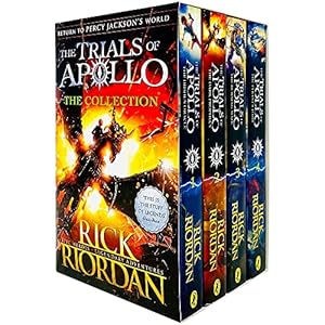 Seller image for The Trials of Apollo Series Books 1 - 4 Collection Box Set by Rick Riordan (Hidden Oracle, Dark Prophecy, Burning Maze & Tyrant's Tomb) for sale by WeBuyBooks 2
