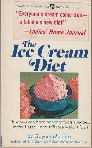 Immagine del venditore per The Ice Cream Diet [1st American Edition] venduto da Monroe Bridge Books, MABA Member