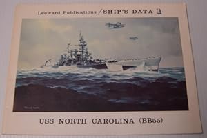 Imagen del vendedor de USS North Carolina (BB55) (Ship's Data 1) a la venta por Books of Paradise
