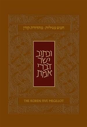 Seller image for The Koren Five Megillot : The Magerman Edition -Language: hebrew for sale by GreatBookPricesUK