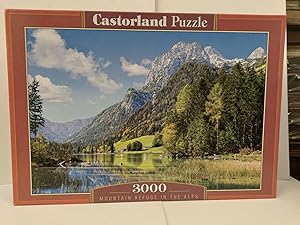 Castorland Puzzle 3000 Pieces: Mountain Refuge in the Alps