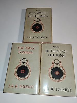 Seller image for The fellowship of the ring two towers rotk 7-8 5th and 3rd Tolkien 1957 Excellent set Lord rings for sale by Great and rare books
