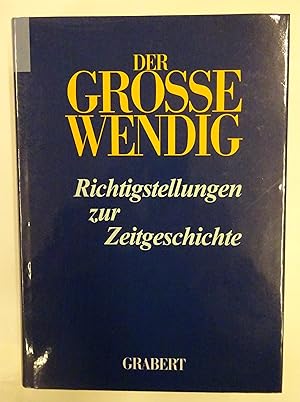 Seller image for Der grosse Wendig. for sale by Der Buchfreund