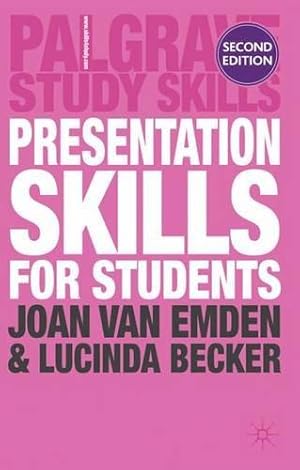 Immagine del venditore per Presentation Skills for Students (Palgrave Study Skills) venduto da WeBuyBooks