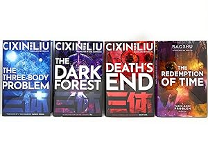 Imagen del vendedor de [SIGNED FIRST EDITION THUS] The Remembrance of Earth's Past: The Three-Body Problem, The Dark Forest, Death's End, and The Redemption of Time, Complete in 4 Volumes a la venta por Underground Books, ABAA