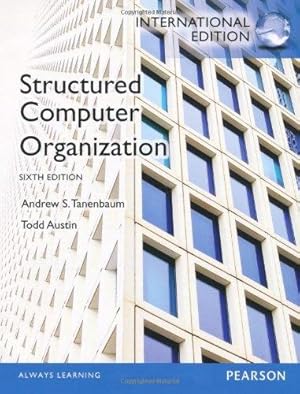 Seller image for Structured Computer Organization (International Edition) for sale by WeBuyBooks