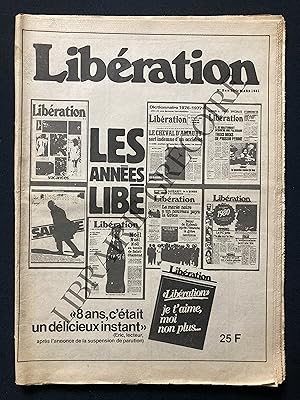 LIBERATION-N°HORS SERIE-MARS 1981-LES ANNEES LIBE