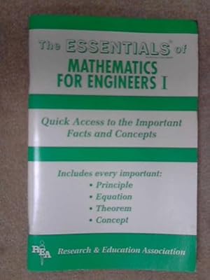 Seller image for Mathematics for Engineers: v.1 (Essential Series) for sale by WeBuyBooks