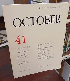 Image du vendeur pour October #41 (Summer 1987) mis en vente par Atlantic Bookshop