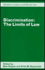 Seller image for Discrimination: The Limits of Law (Studies in Labour & Social Law) for sale by WeBuyBooks