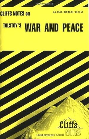 Seller image for CliffsNotesTM on Tolstoys War and Peace for sale by WeBuyBooks