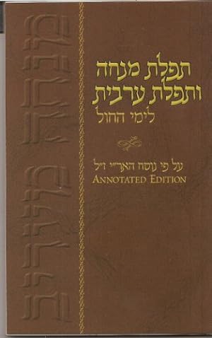 Seller image for Mincha Maariv Hebrew Annotated for sale by WeBuyBooks