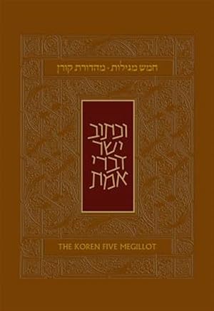 Seller image for The Koren Five Megillot : The Magerman Edition -Language: hebrew for sale by GreatBookPricesUK