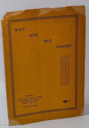 Why one big union