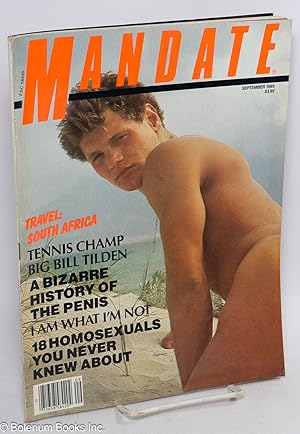 Image du vendeur pour Mandate: the national magazine of entertainment & eros; vol. 11, #6, September 1985 mis en vente par Bolerium Books Inc.