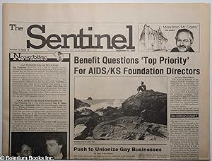 Seller image for The Sentinel: vol. 10, #19, Sept. 15, 1983: Benefit Questions 'Top Priority' for AIDS/KS Foundation Directors for sale by Bolerium Books Inc.