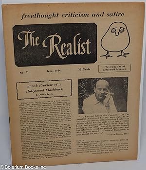 The Realist: freethought criticism and satire, the magazine of reformed idealism; No. 51, June 1964