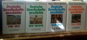 Deutsche Gesellschaftsgeschichte 1700 - 1949. Vier Bände [Es fehlt Band 5]. Erster Band: Vom Feud...