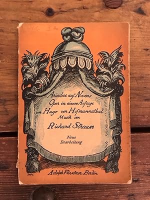 Bild des Verkufers fr Ariadne auf Naxos: Oper in einem Aufzuge zum Verkauf von Antiquariat Liber Antiqua