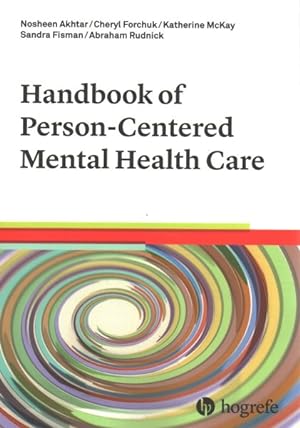 Imagen del vendedor de Handbook of Person-Centered Mental Health Care a la venta por GreatBookPricesUK