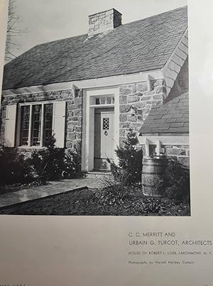 Bild des Verkufers fr Article: Architects Decision is Final If. & How Architecture Can be Sold to the Small House Buyer House of Robert L. Loeb by C.C. Merritt & Urbain G. Turcot and A California Ranch House by Harold O. Sexsmith zum Verkauf von Hammonds Antiques & Books