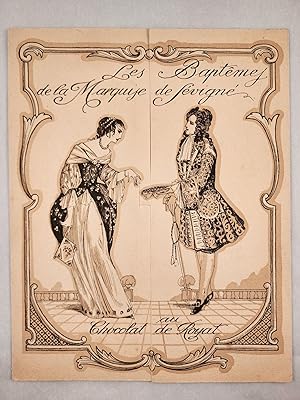 Marquise de Sevigne Chocolate Advertising Card