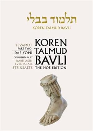 Bild des Verkufers fr Koren Talmud Bavli Noe, Tractate Yevamot : Daf Yomi Size, Noe B & W Edition -Language: hebrew zum Verkauf von GreatBookPrices